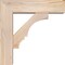 Ekena Millwork Balboa Block Smooth Bracket w/ Offset Brace, Douglas Fir, 5 1/2"W x 18"D x 18"H BKT0604X18X18BOA05SDF - alternate 3
